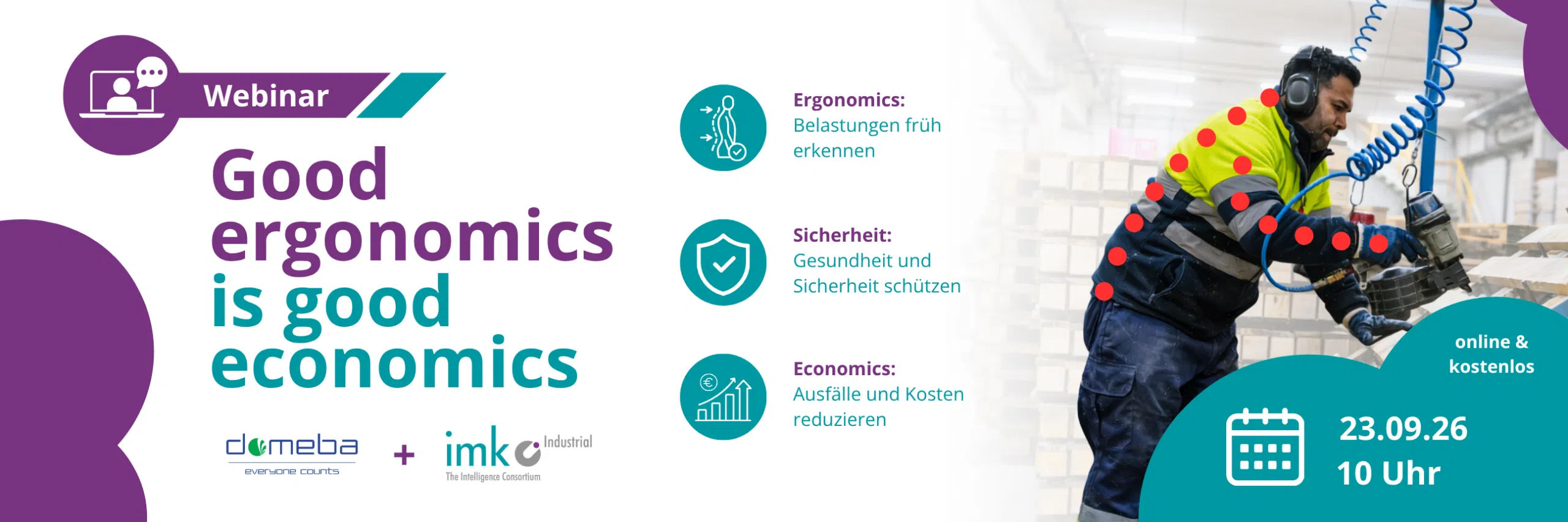 Webinar: Good ergonomics is good economics